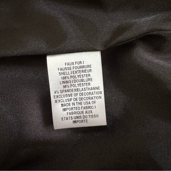 Milly Black Sequin and Soft Faux Fur Evening Glamour Jacket Coat sz Small - Picture 12 of 12